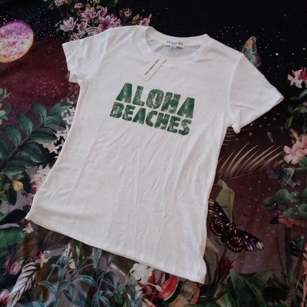 🌙NWT Sub_Urban Riot Aloha Beaches Tshirt - Picture 3 of 7